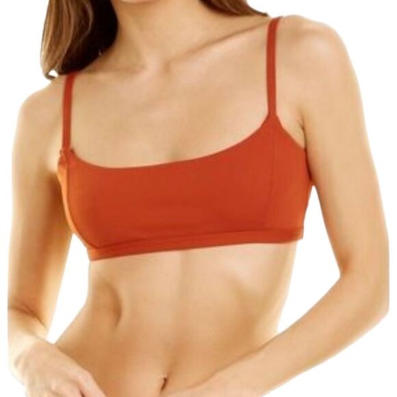 WeWoreWhat Bandeau Cami Sports Bra sz S NWOT in Rust - Picture 1 of 9